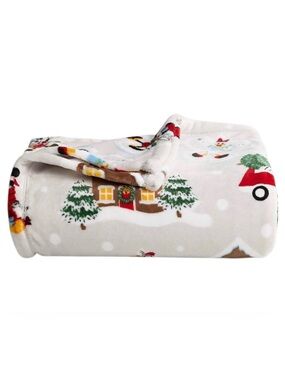 Disney’s “Mickey and Friends” Holiday Oversized Supersoft Throw Blanket (NWT)